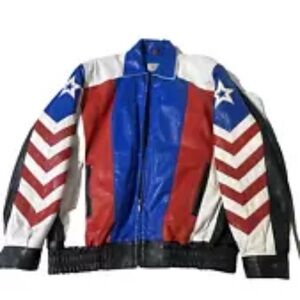 Vintage Biker Jacket Leather 9000 USA
Eagle Bird Italian Italy